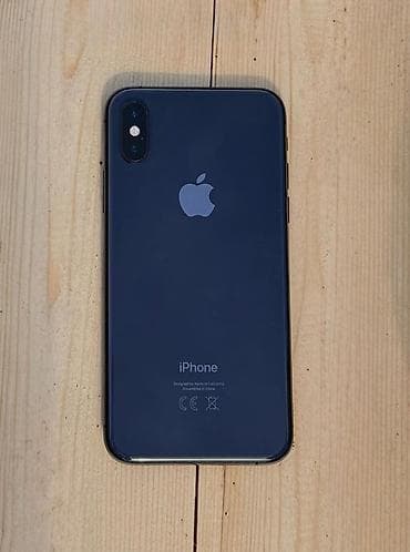 IPhone Xs, 64 GB, Space Gray, Zəmanət, Simsiz şarj