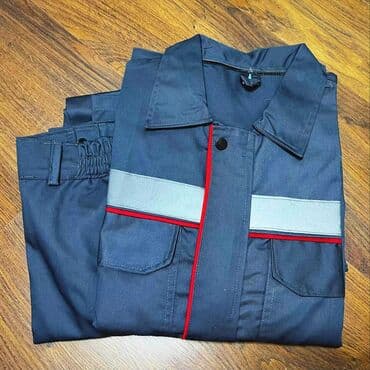 Şalvar kitel. Uniforma. İsci geyimləri. Birinci əl. Logo yazıları