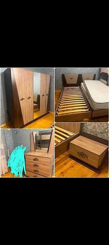 Genc yataq desdi satılır 400 azn.Unvan xetai
Mebel yeni kimidir (Gülü) — 1
