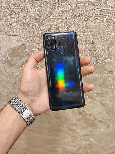 Samsung Galaxy A21S, 32 GB, rəng - Göy, Barmaq izi, İki sim kartlı, Face ID — 4