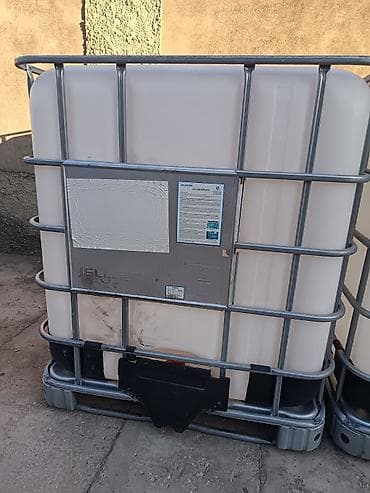 IBC konteyner (1000 L) – gücləndirilmiş metal karkaslı polietilen çən