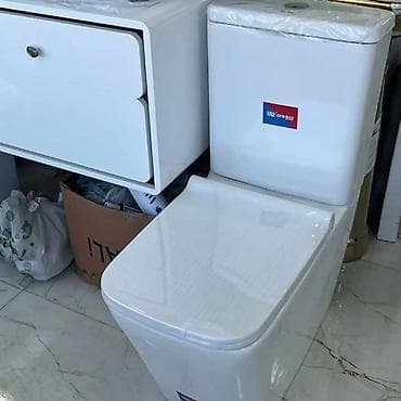 Quru inşaat materialları: Unitaz. Unitazlar. Yeni model . Divara tam sıfır. Soft qapaq — 2