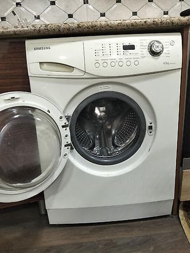 Компьютеры, ноутбуки и планшеты: Стиральная машина Samsung, 4 кг, Б/у, Автомат, Без сушки — 2
