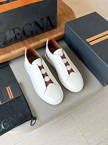 krosofka: Zegna kişi slip-on krossovkaları.Triple Stitch Zəng edib və Vatsapa — 3