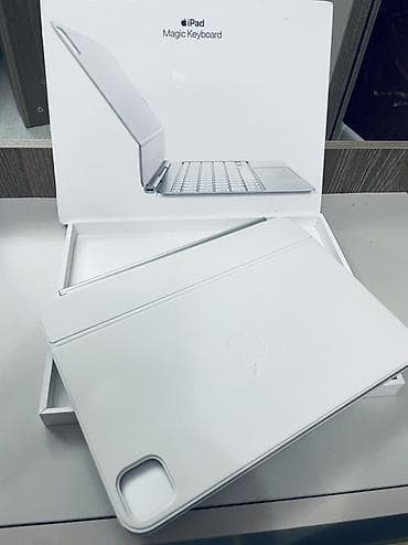 istemmis komputer: Məhsul: Apple iPad pro m4 m5 Magic Keyboard (ağ rəng) Təsvir: - iPad — 4