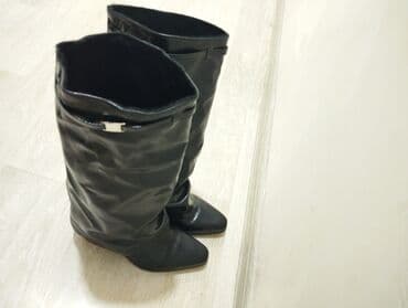 Çəkmə, Ölçü: 39, rəng - Qara, İşlənmiş