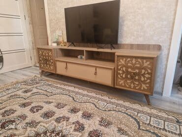 телевизор рекорд плазма: Прямой ТВ стенд, С полками, Деревянный — 2