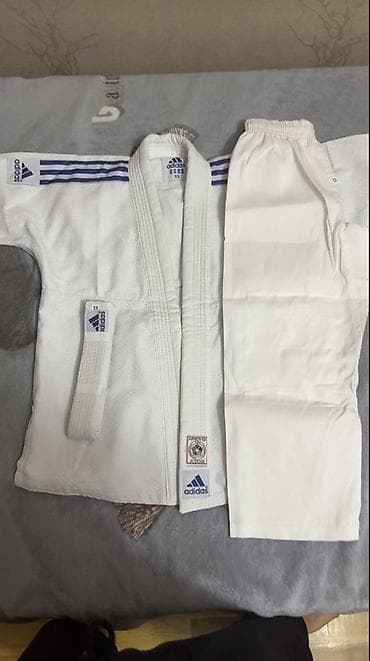 bagi şalvarlar: Adidas uşaq üçün cüdo kimonomu dəsti - Brend: Adidas - Model: Judo gi — 2