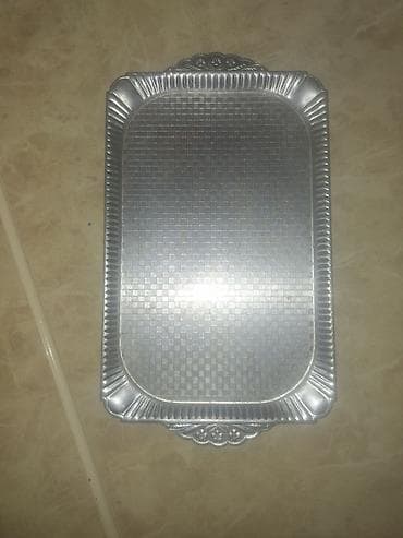 Metall süfrə sinisi / podnos - Material: yüngül metal (alüminium