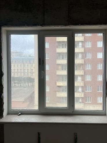 plasdik qapilar: PVC qapı-pəncərə dəsti - Material: ağ rəngli PVC profil - Komplekt — 2