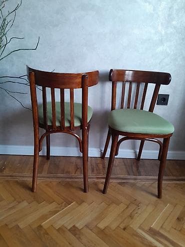 yumru stollar: Mətbəx üçün, Qatlanmayan, Stul — 6