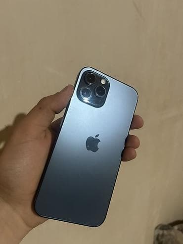 IPhone 12 Pro Max, 256 GB, Mavi, Simsiz şarj, Face ID
