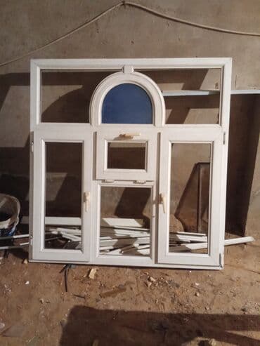 parket qiymeti: İşlənmiş İkiqat şüşə paketi Plastik pəncərə, Еni: 115 sm, Uzunluğu: 157 sm — 7