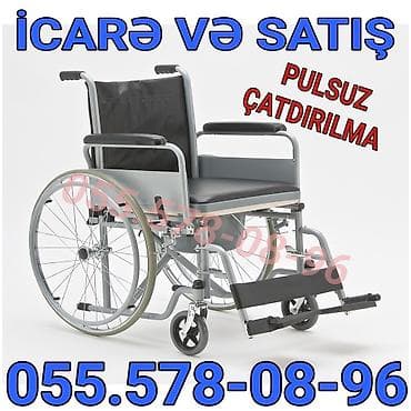 Tibbi maskalar: Təkərli əlil arabası – icarə və satış - Rahat oturacaq və arxa dayağı — 1