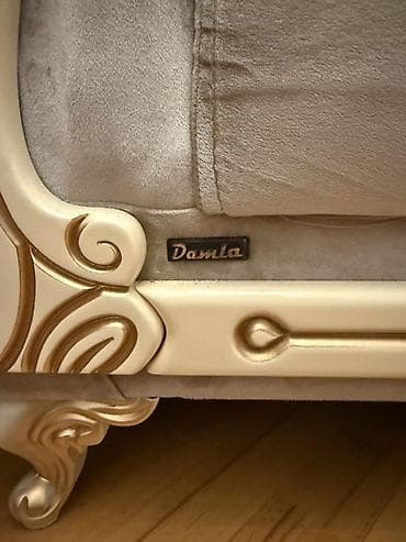 set mebel: Divan, Açılmayan, Bazasız, Vеlur parça, Çatdırılma yoxdur — 2