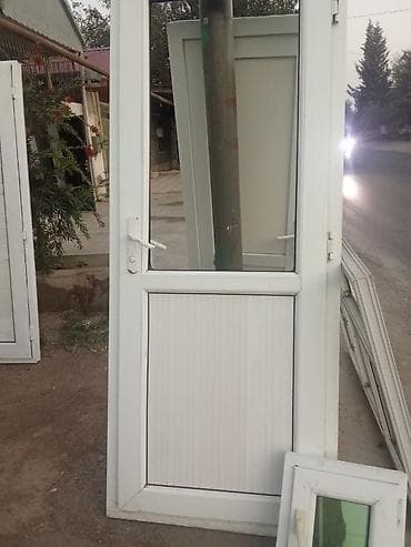 Hamam üçün İşlənmiş Plastik qapı 80x205 sm Çərçivə ilə, Ünvandan götürmə — 6