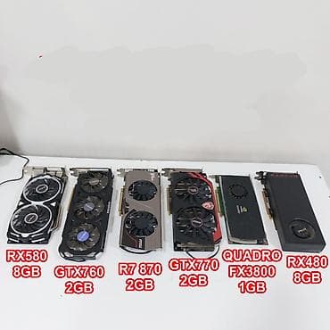 XARAB Videokartlar RX580 8GB, GTX760 2GB, R7 870 2GB, GTX770, Quadro lalafo.az -da XARAB Videokartlar RX580 8GB, GTX760 2GB, R7 870 2GB, GTX770, Quadro
