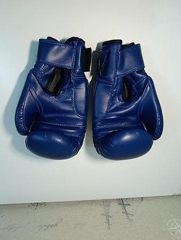 Əlcəklər: Adidas boks əlcəkləri tezedi 1defe işlenib - Rəng: mavi/ağ - Marka — 2