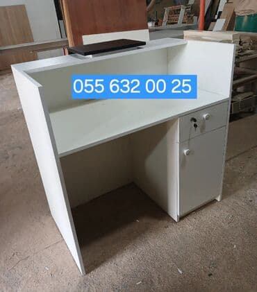 dəyirmi masa: Kompüter masası, Yeni, Açılmayan, MDF, Dördbucaq masa — 3