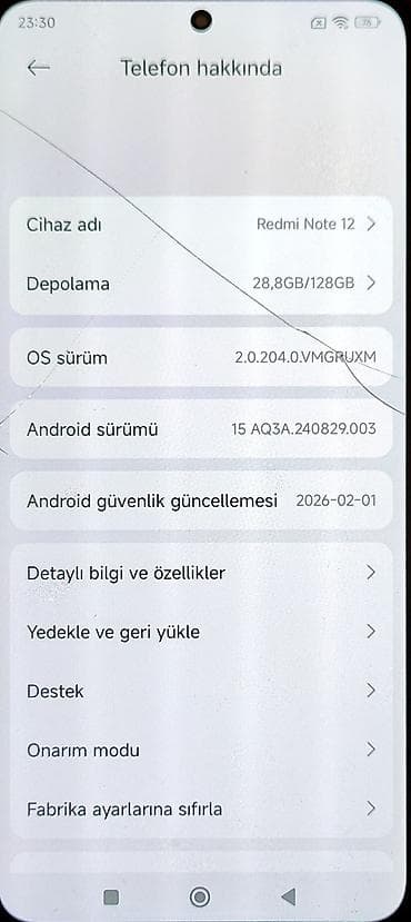 iphone 17 sade: Redmi 12, 128 GB, rəng - Boz — 4