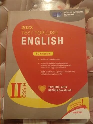 8 ci sinif riyaziyyat test toplusu pdf: Azərbaycan dili Testlər 11-ci sinif, DİM, 2-ci hissə, 2023 il — 1