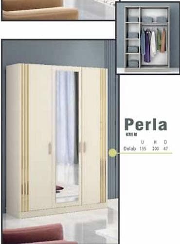Perla krem rəngli 3 qapılı dolab Fabrik istehsalı mebellərin topdan lalafo.az -da Perla krem rəngli 3 qapılı dolab Fabrik istehsalı mebellərin topdan