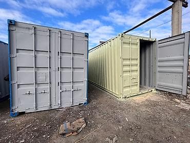 beton konteyner: Metal rəflərlə təchiz edilmiş modul konteyner anbar - Tip: 40 futluq — 5
