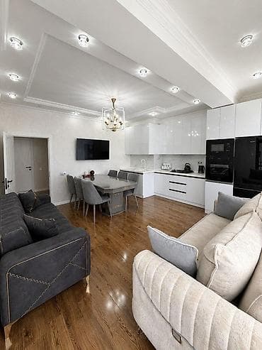 icare obyek: İcarəyə verilir 3 otaqlı yeni tikili 90 m², Nərimanov r. Kateqoriya — 2