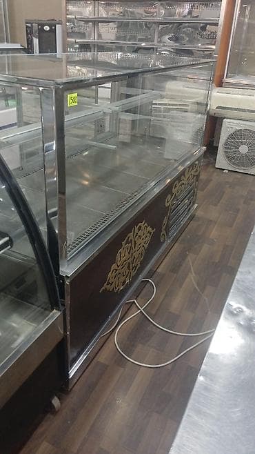 Dərin dondurucular: Şirniyyat vitrini / Soyuducu vitrin - Şüşə vitrinli, paslanmayan — 1