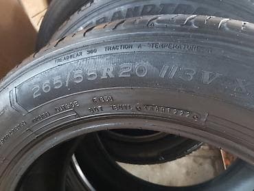 teker 16 type 1: 4 ədəd yol təkəri dəsti Ölçü: 265/55 R20 Yük və sürət indeksi: 113V — 3