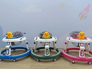 Uşaq gəzdiriciləri Hipoallergen plastik. Körpəniz üçün arxayın ola