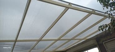 dam örtü: Polikarbonat örtüklü dəmir konstruksiya – həyət, qaraj, terras və — 2