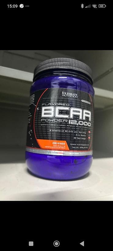 Ultimate Nutrition BCAA Powder 12,000 – Portağal dadlı Məhsulun