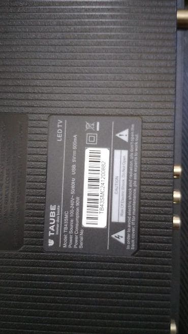 tv box s: TAUBE LED TV – Model TB43SMC - Ekran: 43 düym, çərçivəsiz (Frameless — 2