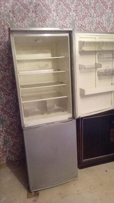 İşlənmiş 2 qapılı Soyuducu Satılır, rəng - Gümüşü, Təkərli — 3