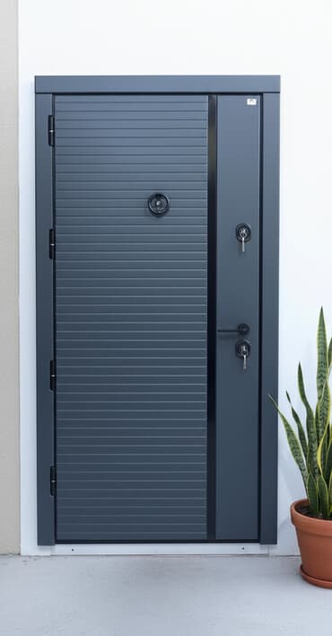 işlənmiş dəmir qapi: Bu, evinizi və ya ofisinizi qorumaq üçün nəzərdə tutulmuş müasir — 1