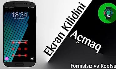 Xidmət: Android telefonlarda ekran kilidinin açılması Təsvir: -