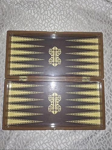 Спортивные игры: Taxta tavla şahmat dəsti - şahmat nərd taxtası bir dənə qara daşı itib — 2