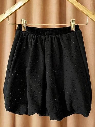 Qara ətək – parıldayan mikro-daşlarla - Brend: ZARA, - Ölçü