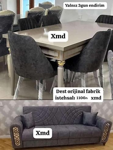 restoran stolları: 👑Orijinal fabrik istehsalı 👑Masa 90*1.80*2.20 👑Upakovkada təhvil — 1