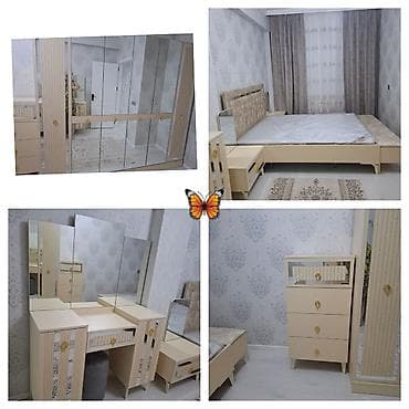 matras taxt ucun: İkinəfərlik çarpayı, Dolab — 1