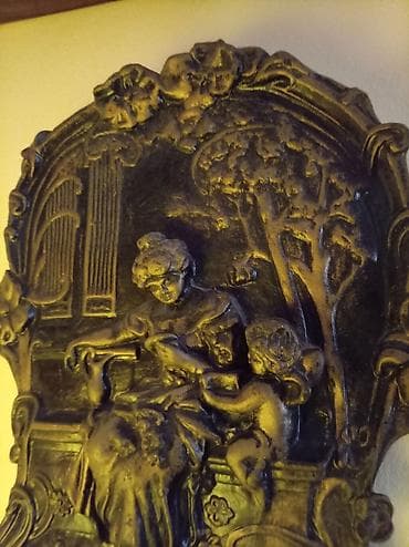 Dekorativ divar panosu – relyef kompozisiya - Material: metal lalafo.az -da Dekorativ divar panosu – relyef kompozisiya - Material: metal