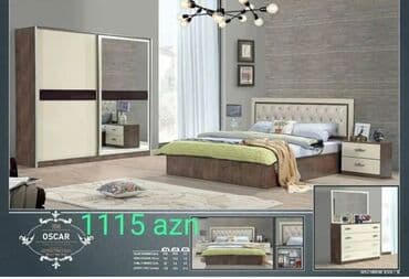 Matraslar: İkinəfərlik çarpayı, Dolab, Termo, 2 tumba, Azərbaycan, Yeni — 1