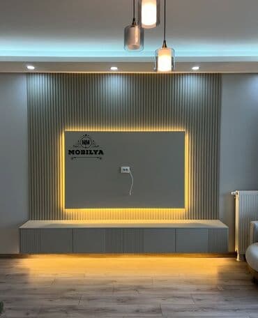 аренда помещения под ресторан кафе: Новый, Прямой ТВ стенд, С полками, Стеклянный, Азербайджан — 1