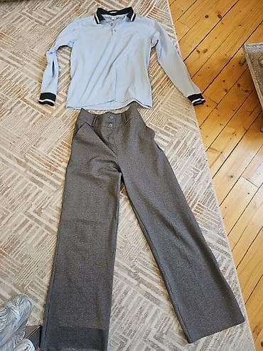 idman şortikleri: Qiz ucun mekteb formasi 2 si biryerde 15 azn - Üst geyim: Açıq mavi — 1