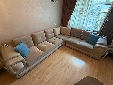 Künc divan – 350 ₼ Ölçüləri: 2.50 x 3.20 m Geniş və rahat künc — 1