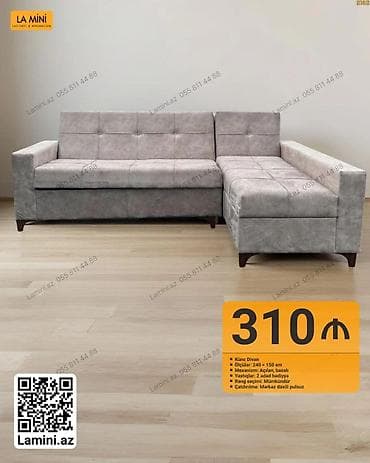 Künc divan, Qonaq otağı üçün, Parça, Bazalı, Açılan lalafo.az -da Künc divan, Qonaq otağı üçün, Parça, Bazalı, Açılan