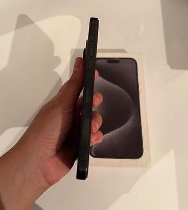 telefon kabrası: IPhone 15 Pro Max, 512 GB, Black Titanium, Face ID — 6