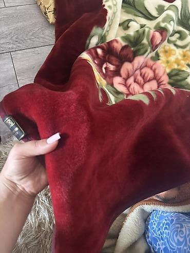tekstil: Qalın plyonka tipli yunlu pled/yorğan - Material: yumşaq, sıx və — 3