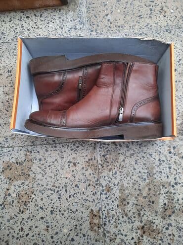 yarı botinkalar: GREYDER kişi ayaqqabısı – dəridən qışlıq/yarımboğaz model salam — 5